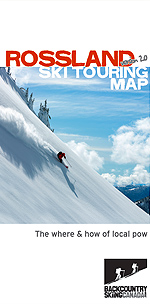 Rossland Ski Touring Map