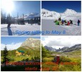 Canadian Adventure Company's Mallard Mountain Lodge: ski tour until May 8 ~ hiking scenery extravaganzas start June 26