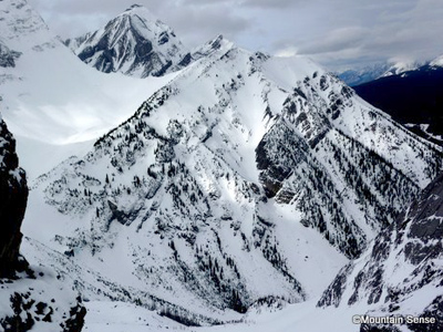 Hero Nob backcountry skiing Kananaskis Country