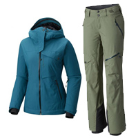 Mountain Hardwear Women's Maybird Insulated Jacket & Chute insulated Pant