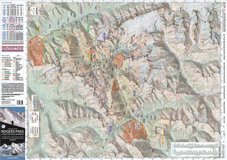 Rogers Pass Ski Touring Map