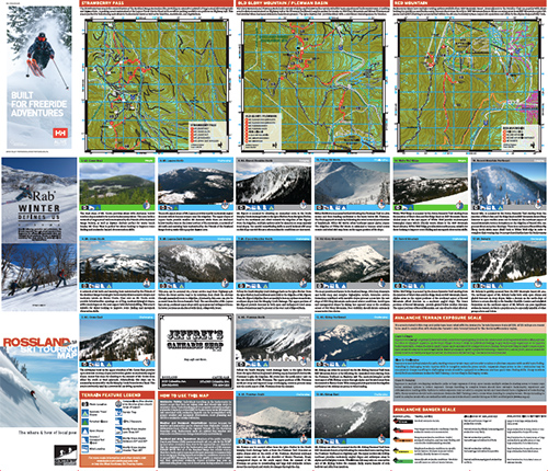 Rossland Ski Touring Map