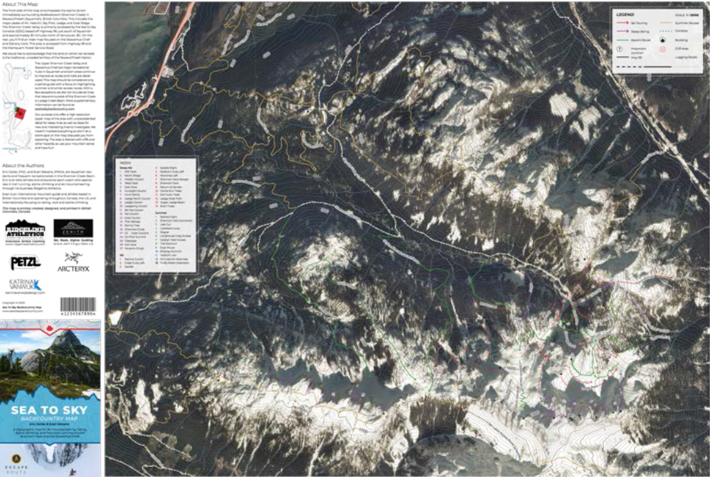 Sea to Sky Backcountry Map