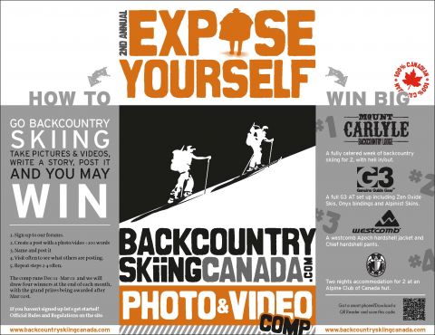 backcountry skiing canada photo and video comp