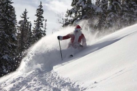 backcountry skiing santa