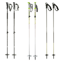 Black Diamond Pure Carbon Pole, Black Diamond Fixed Length Carbon Pole and Black Diamond Compactor Pole 