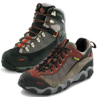 Oboz Beartooth Boots and Firebrand 2 Hiking Shoes