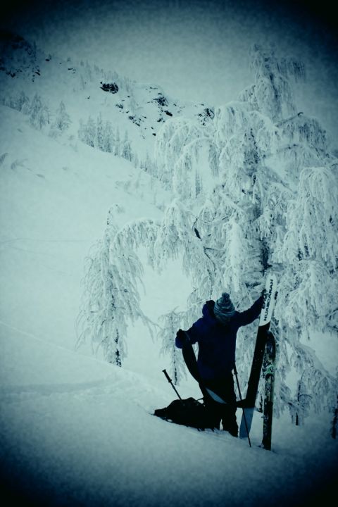 Acidophilus, 5 Mile and Goat Slide backcountry skiing Whitewater Ski Resort