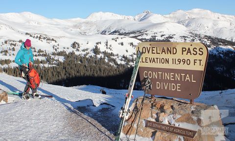 Loveland Pass Ski touring