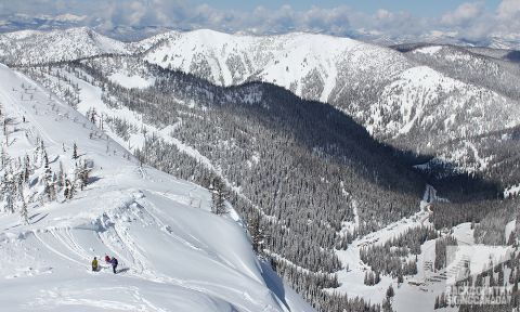 backcountry skiing whitewater ski resort