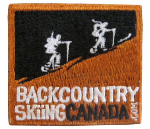 backcountry skiing canada patch