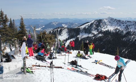 Red Resort Salomon Gathering backcountry skiing