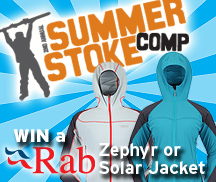 backcountry skiing canada summer stoke comp Rab Men’s Zephyr OR Women’s Solar Jacket 