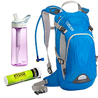 Camelbak L.U.X.E. Pack, Groove bottle and Elixir tablets