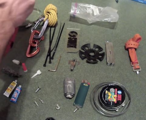 backcountry ski touring repair kit