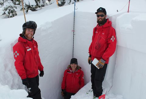 Backcountry-skiing avalanches Whitewater Ski Resort