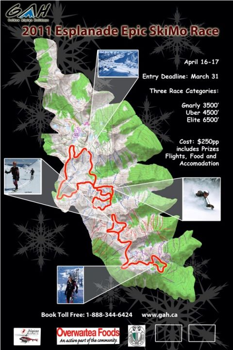 Esplanade Epic Backcountry Skiing Event
