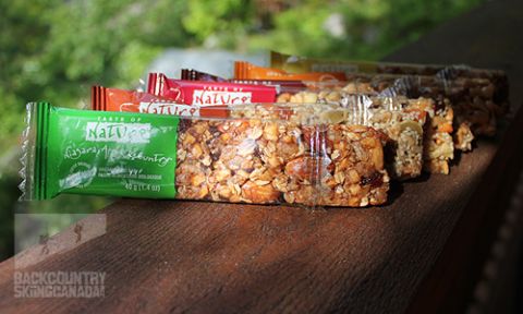 Taste of Nature Bars backcountry skiing energy bars