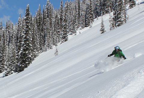 White Queen Whitewater Backountry skiing