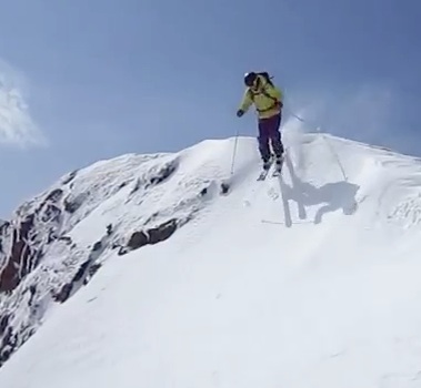 Point and Chute backcountry skiing Stowes Mt. Mansfield