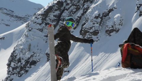 backcountry skiing kids