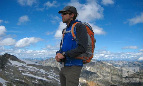 Gray's Peak South Face Climb Kokanee Glacier Park 