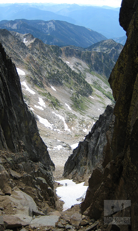 Gray's Peak South Face Climb Kokanee Glacier Park 