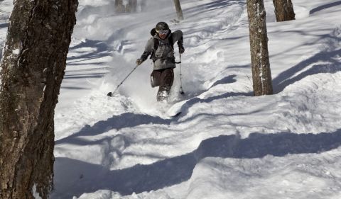 Vasu Sojitra backcountry skiing