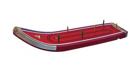 Ski Tip Cribbage Board