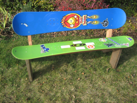 Snowboard Bench