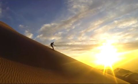 backcountry sand skiing