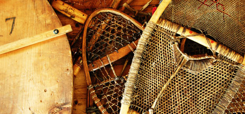 vintage snowshoes available at vintagewinter.com