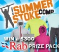 Summer Stoke Comp Prize #4: WIN a huge Rab prize pack!