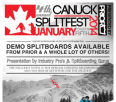 Canuck Splitfest 4 - January 4-5, 2014