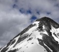 Snow in June on Mount Loki