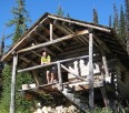 Copper Hut on the Bonnington Traverse