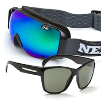 Optic Nerve Boreas Rocker Goggles and Optic Nerve Grifter Glasses