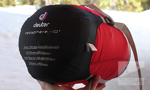 Deuter Neosphere -10 down sleeping bag Review