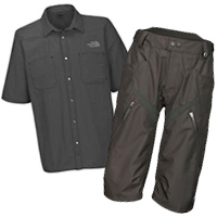 Downieville Colab Shorts and The North Face Wrencher Jerse
