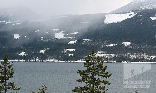 halcyon hot springs resort backcountry skiing