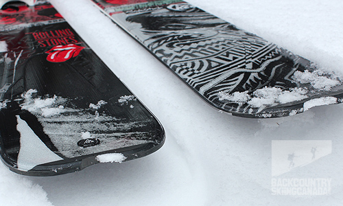 K2 Rolling Stones SideStash Skis - special edition 