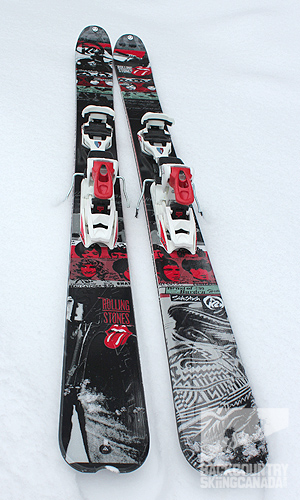 K2 Rolling Stones SideStash Skis - special edition 