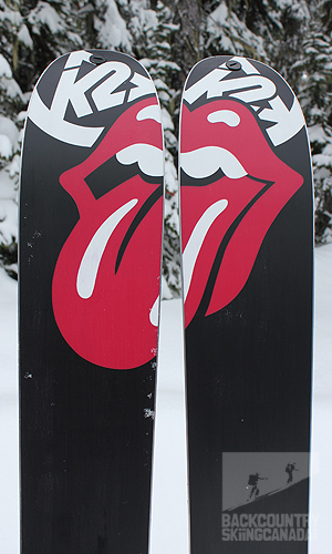 K2 Rolling Stones SideStash Skis - special edition 