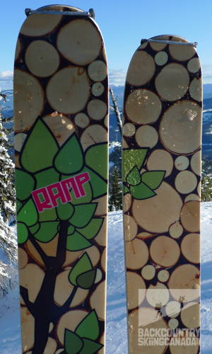 Ramp Groundhog and Ramp Beaver Skis