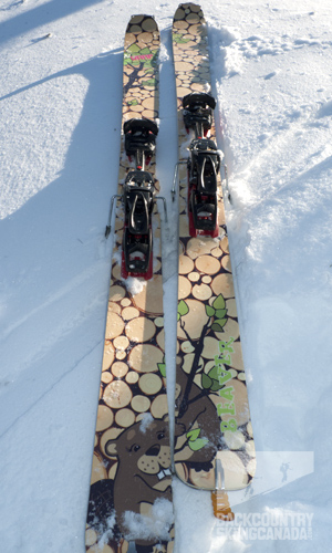 Ramp Groundhog and Ramp Beaver Skis