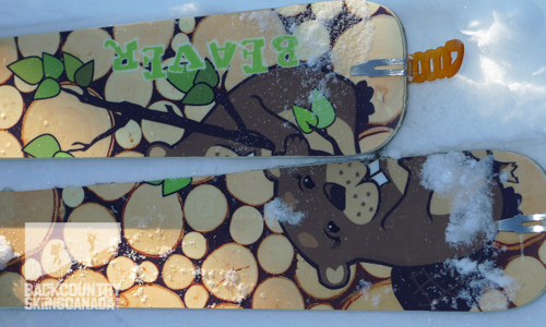 Ramp Groundhog and Ramp Beaver Skis