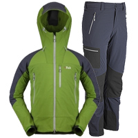 Rab Scimitar soft shell Pants and Jacket