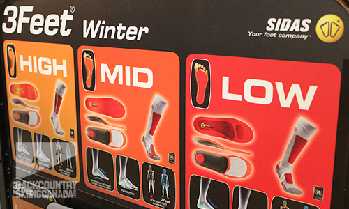 Sidas Winter 3Feet insoles and custom-molded Insoles