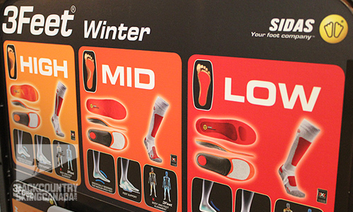 Sidas Winter 3Feet insoles and custom 