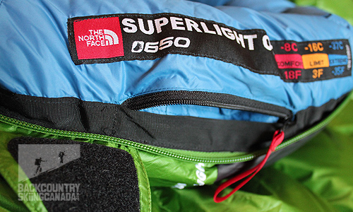 north face superlight sleeping bag
